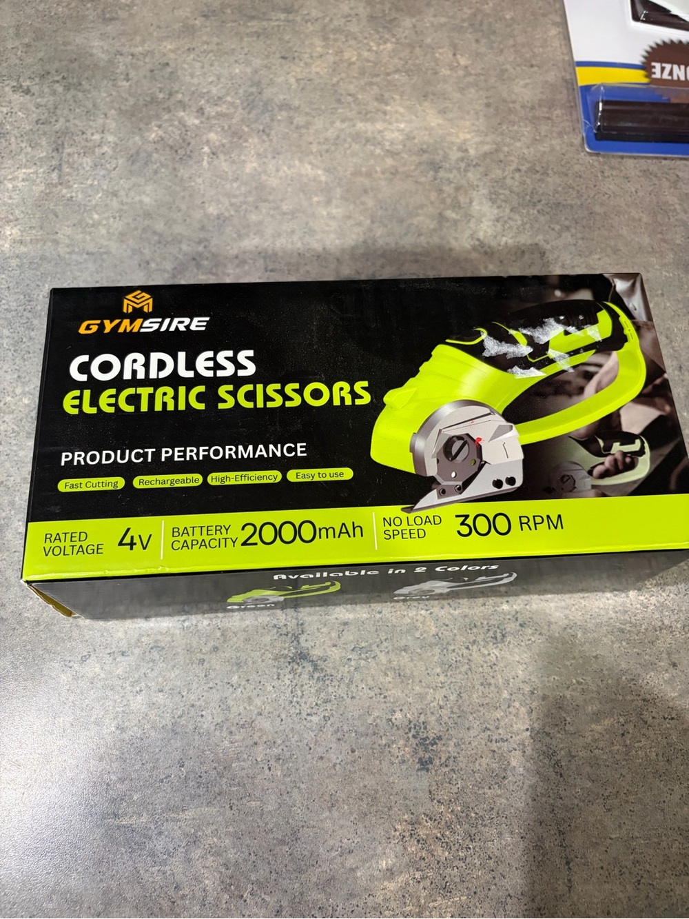 Cordless Electric Scissors - Neon Green
